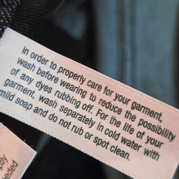 Joseph Abboud Slim Fit Jeans Mens 38x32 Blue Dark Wash Stretch Denim Modern EUC - Picture 13 of 13